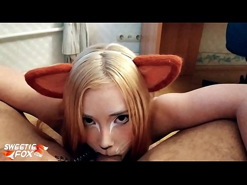 ❤️ Kitsune engole a pila e o esperma na boca ❤️❌ Porno fodido em nós